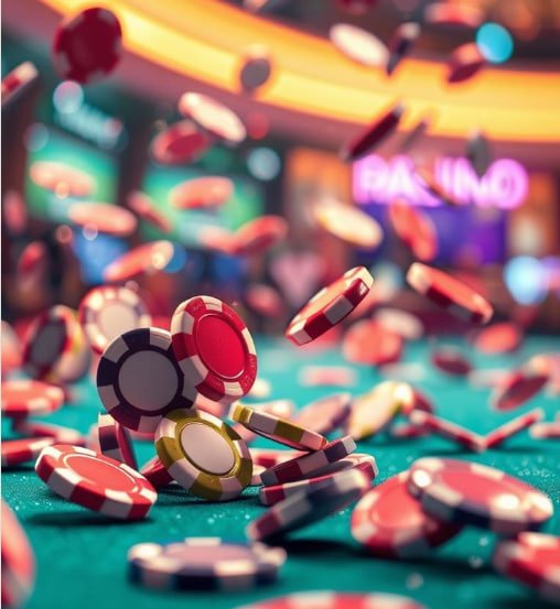 Online slot game reels spinning on a mobile phone screen at betgame